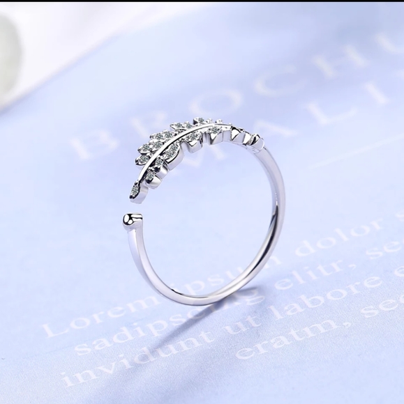 Boutique Jewelry - 🆕 S925 🌿 Silver Olive Leaf Promise Ring